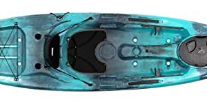 Perception Kayaks Perception Pescador 10 | Sit on Top Fishing Kayak with Front Storage Well | Large Rear Storage and Dual Rod Holders | 10' | Dapper, 10.0 (9350168178)