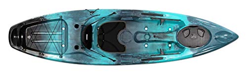 Perception Kayaks Perception Pescador 10 | Sit on Top Fishing Kayak with Front Storage Well | Large Rear Storage and Dual Rod Holders | 10' | Dapper, 10.0 (9350168178)