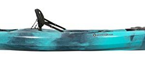 Perception Kayaks Perception Pescador 10 | Sit on Top Fishing Kayak with Front Storage Well | Large Rear Storage and Dual Rod Holders | 10' | Dapper, 10.0 (9350168178)