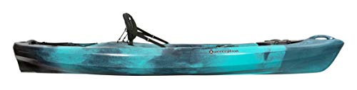 Perception Kayaks Perception Pescador 10 | Sit on Top Fishing Kayak with Front Storage Well | Large Rear Storage and Dual Rod Holders | 10' | Dapper, 10.0 (9350168178)