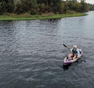 Perception Kayaks Perception Pescador 10 | Sit on Top Fishing Kayak with Front Storage Well | Large Rear Storage and Dual Rod Holders | 10' | Dapper, 10.0 (9350168178)