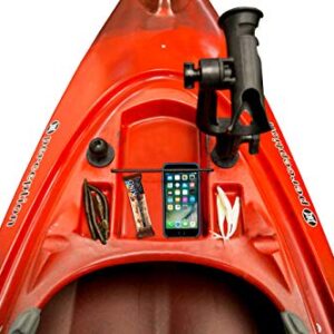 Perception Kayaks Sound 10.5 | Sit Inside Kayak for Fishing and Fun | Two Rod Holders | Large Rear Storage | 10' 6" | Dapper