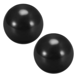 uxcell Joystick Ball Top Handle Rocker Round Head Arcade Game DIY Parts Replacement Black 2Pcs