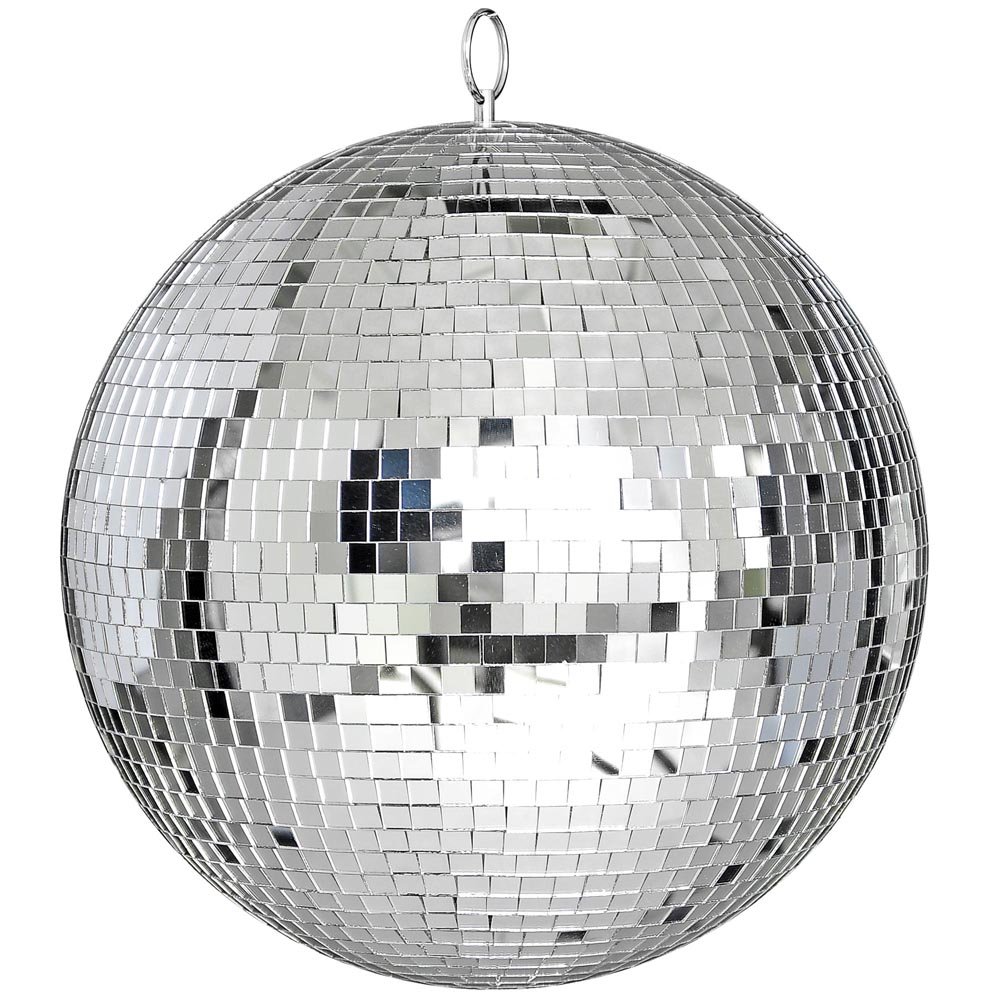 12" Mirror Disco Ball Great for a Party or Dj Light Effect Ideal for Party, Wedding, Pubs, banquets, Night Clubs and Disco Fits on Any Rotating Motor