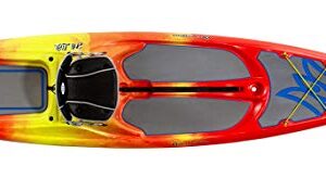 Perception Kayaks Hi Life 11 | Sit on Top Kayak - SUP/Paddleboard | Hybrid Boat with Seat Storage/Cooler | 11' | Sunset, (Model: 9351599042)