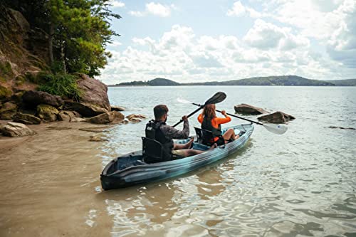 Perception Kayaks Perception Tribe 13.5 Sit on Top Tandem Kayak for All-Around Fun Large Rear Storage with Tie Downs, 13' 5"