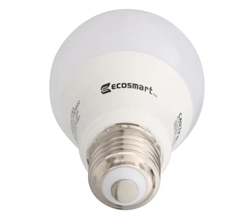 EcoSmart 40-Watt Equivalent A19 Dimmable Energy Star LED Light Bulb Bright White (4-Pack)