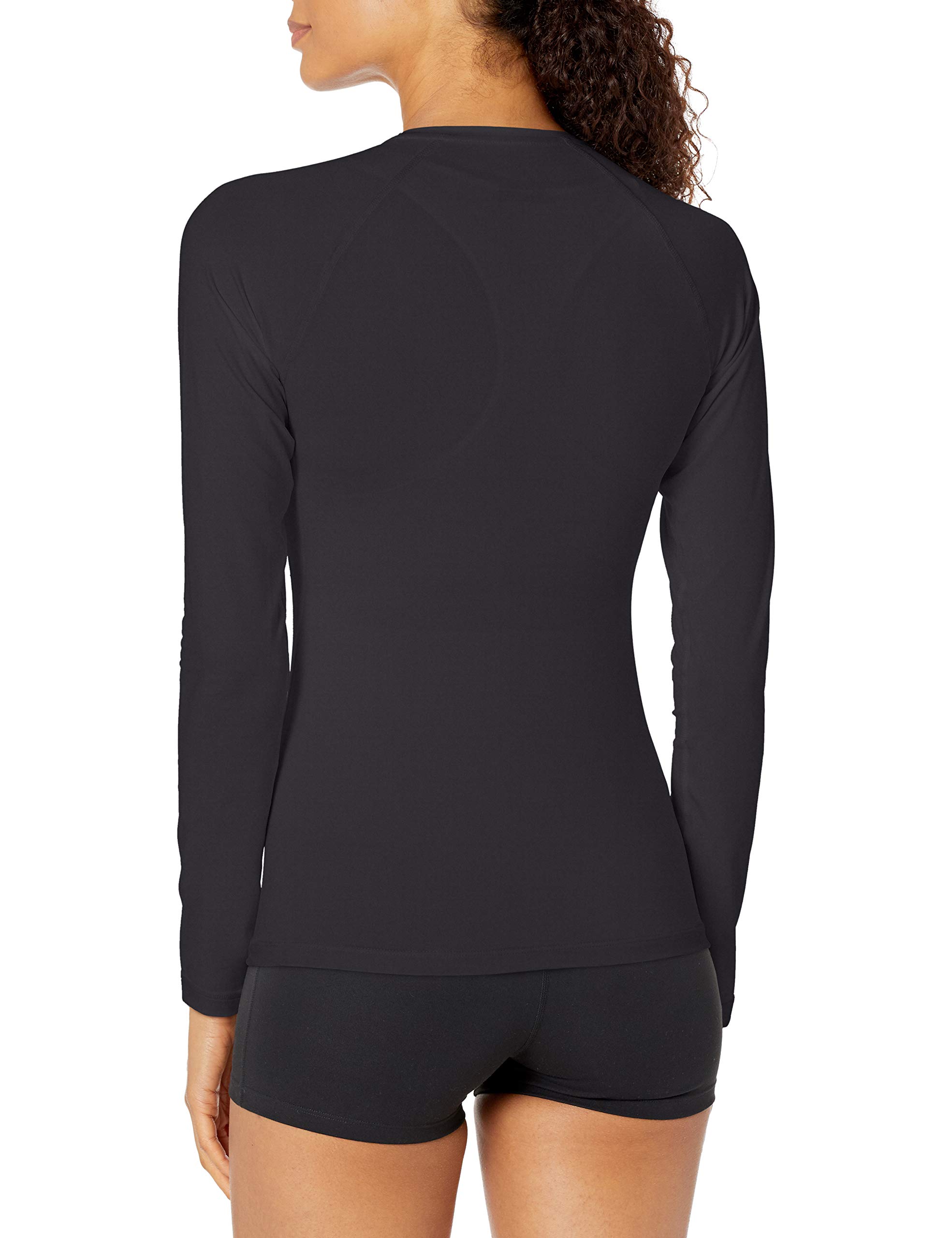 ASICS Spin Serve Volleyball Jersey Long Sleeve, Team Black, Large