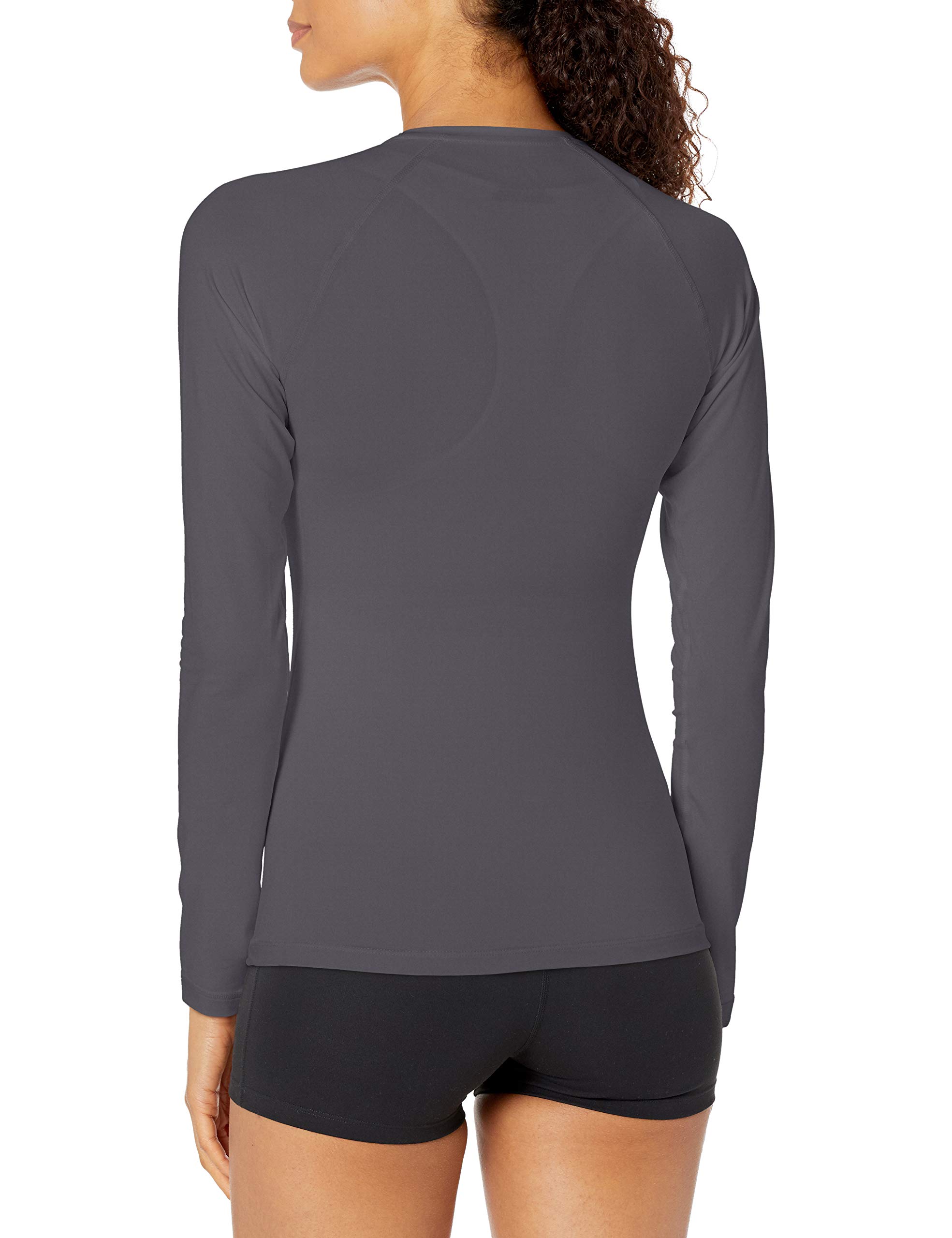 ASICS Spin Serve Volleyball Jersey Long Sleeve, Team Steel Grey, x Large