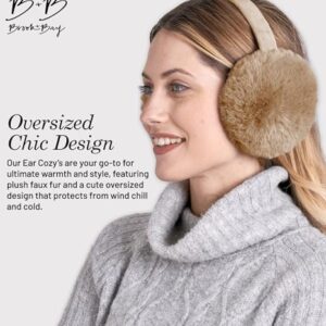 Brook + Bay Fleece Ear Muffs - Cozy & Foldable Earmuffs - Winter Ear Warmers for Women - Soft & Warm Ear Muffs for Women