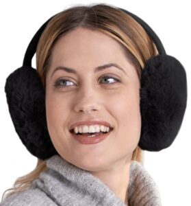 brook + bay fleece ear muffs - cozy & foldable earmuffs - winter ear warmers for women - soft & warm ear muffs for women