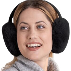 Brook + Bay Fleece Ear Muffs - Cozy & Foldable Earmuffs - Winter Ear Warmers for Women - Soft & Warm Ear Muffs for Women