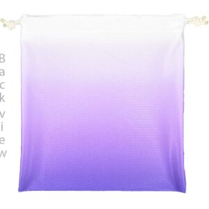 Bitt Sportswear Personalized Gymnastics Grip Bag - Ombre Colors, Customized Bag with Crystals Option (Purple Ombre)