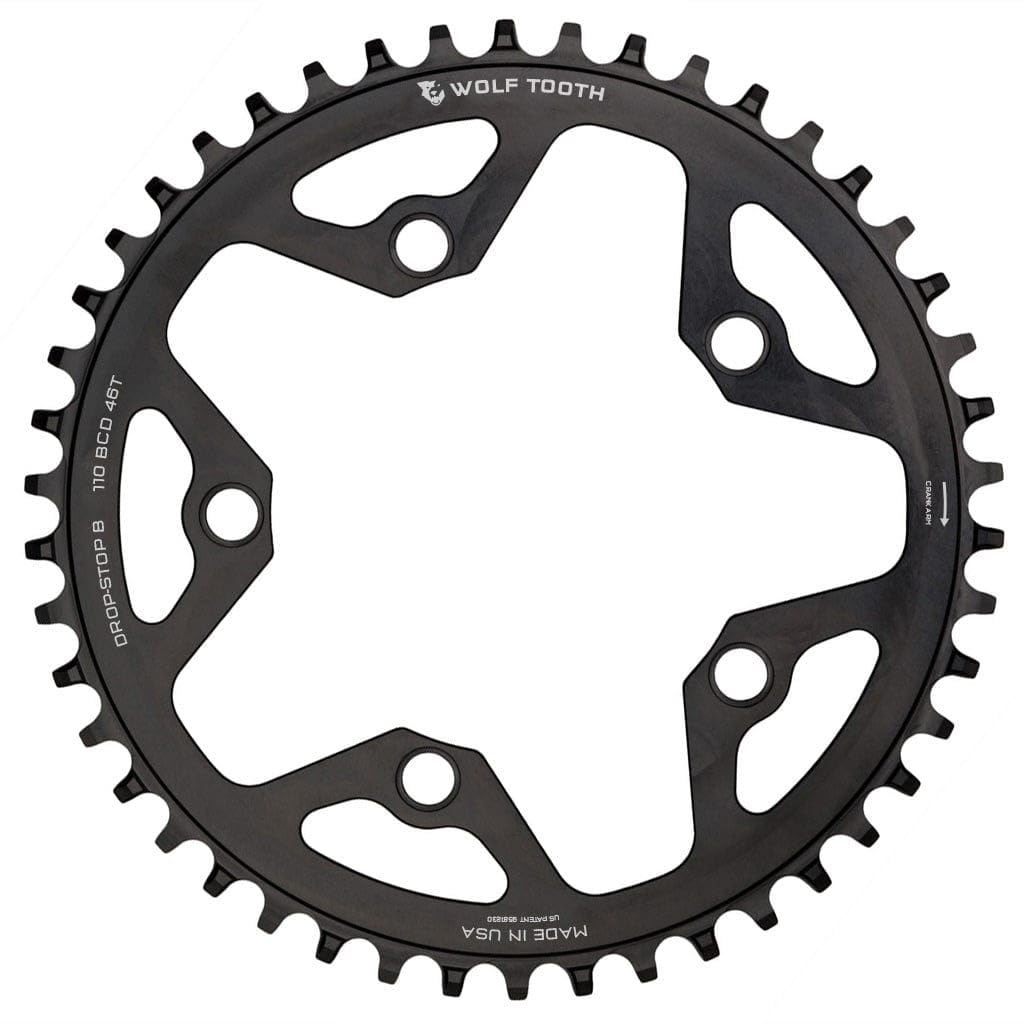 Wolf Tooth 110 BCD Gravel/CX/Road Bike Chainrings (40 Tooth, Drop-Stop B)