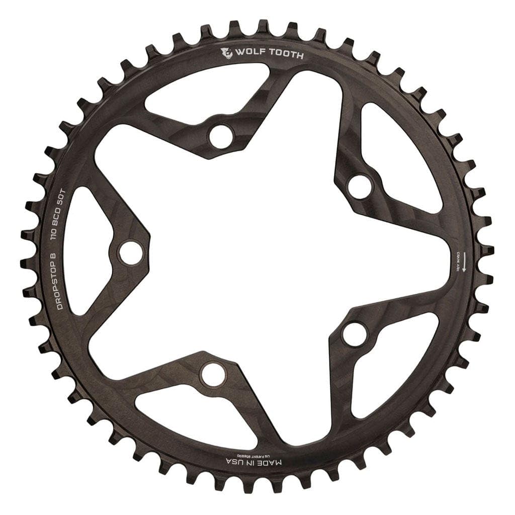 Wolf Tooth 110 BCD Gravel/CX/Road Bike Chainrings (40 Tooth, Drop-Stop B)