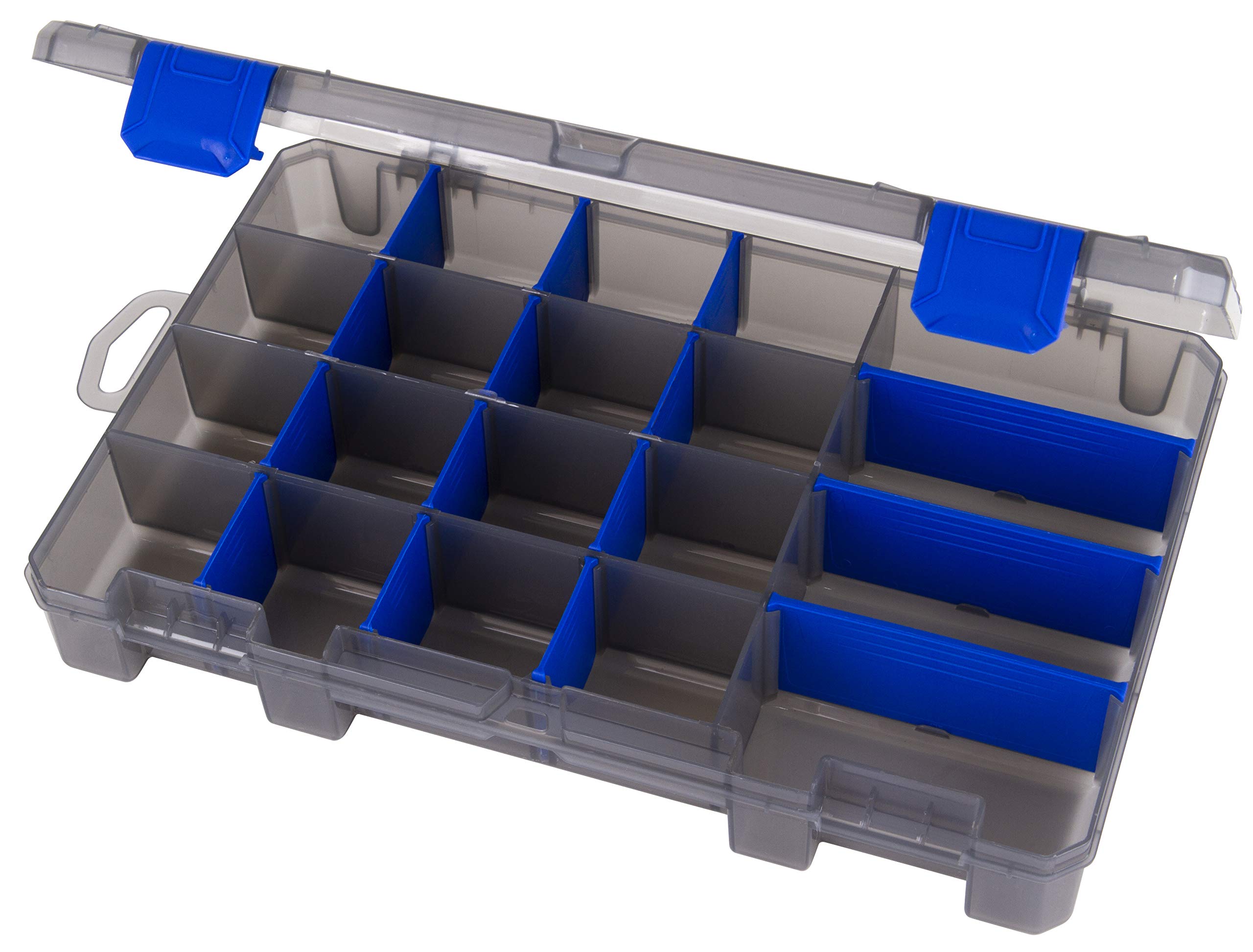 Flambeau Outdoors Zerust MAX 4004ZM Tuff Tainer-Partial Bulk Storage Compartment Section, 20 Compartments and 15 Removable Dividers-11" L x 7.25" W x 1.75" D-Fishing and Tackle Storage Utility Box