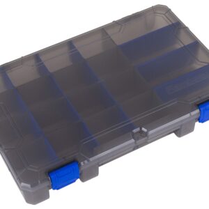 Flambeau Outdoors Zerust MAX 4004ZM Tuff Tainer-Partial Bulk Storage Compartment Section, 20 Compartments and 15 Removable Dividers-11" L x 7.25" W x 1.75" D-Fishing and Tackle Storage Utility Box