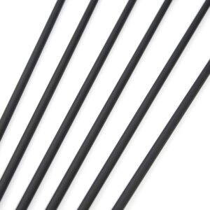 HNZMDY 12 Pcs 30 Inch Archery Carbon Arrows 700 Spine Hunting Practice Carbon Shaft with Turkey Feather and Removable Tips for Compound Bow and Recurve Bow (12pcs arrow+ Quiver)