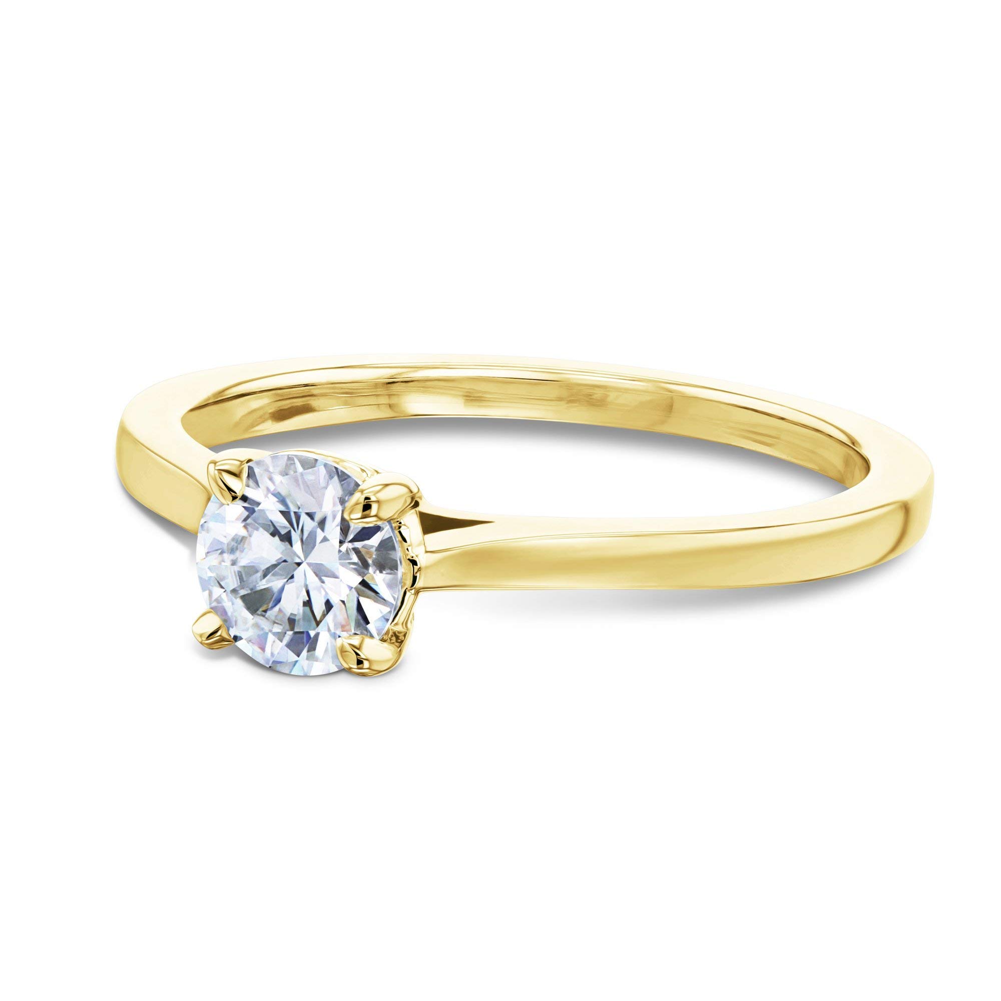 Kobelli 1/2ct Round Diamond Solitaire Ring - white-gold / 6.5