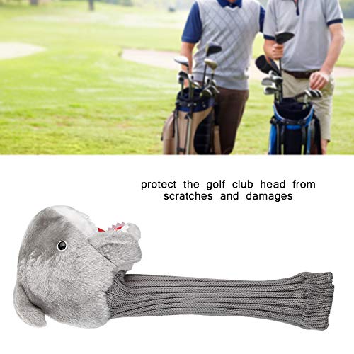 Fishlor Golf Head Cover, Shark Head Golf Headcovers Animal Golf Wood Driver Head Cover Headcover