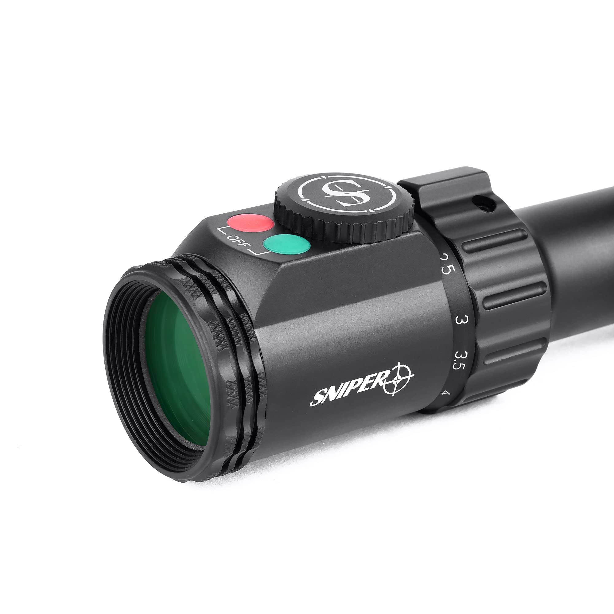 Sniper ST1-4X28 Rifle Scope Combo REDDOT Flashlight RED Laser