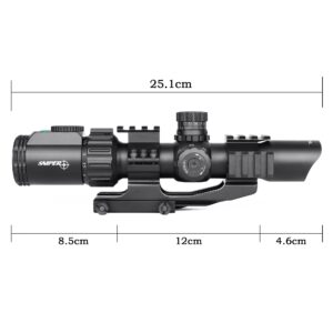 Sniper ST1-4X28 Rifle Scope Combo REDDOT Flashlight RED Laser