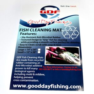 Good Day Fishing GDF Fish Cleaning Mat (Small- 12"x28")