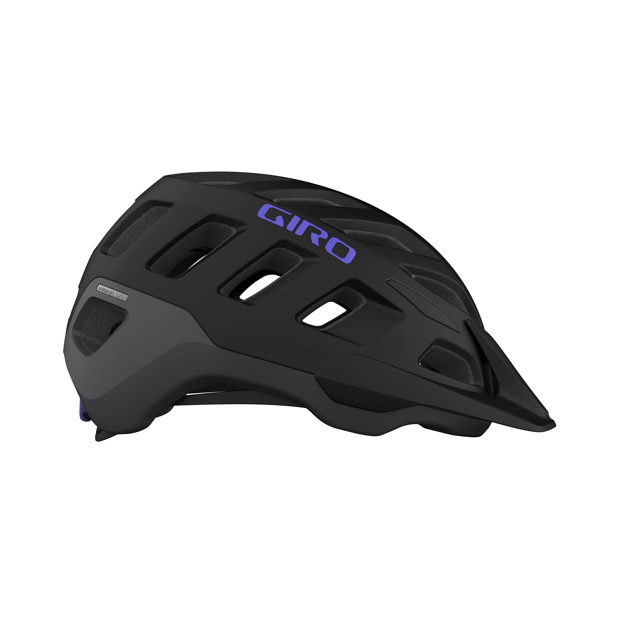 Giro Radix MIPS W Womens Mountain Cycling Helmet - Matte Black/Electric Purple (Discontinued), Medium (55-59 cm)