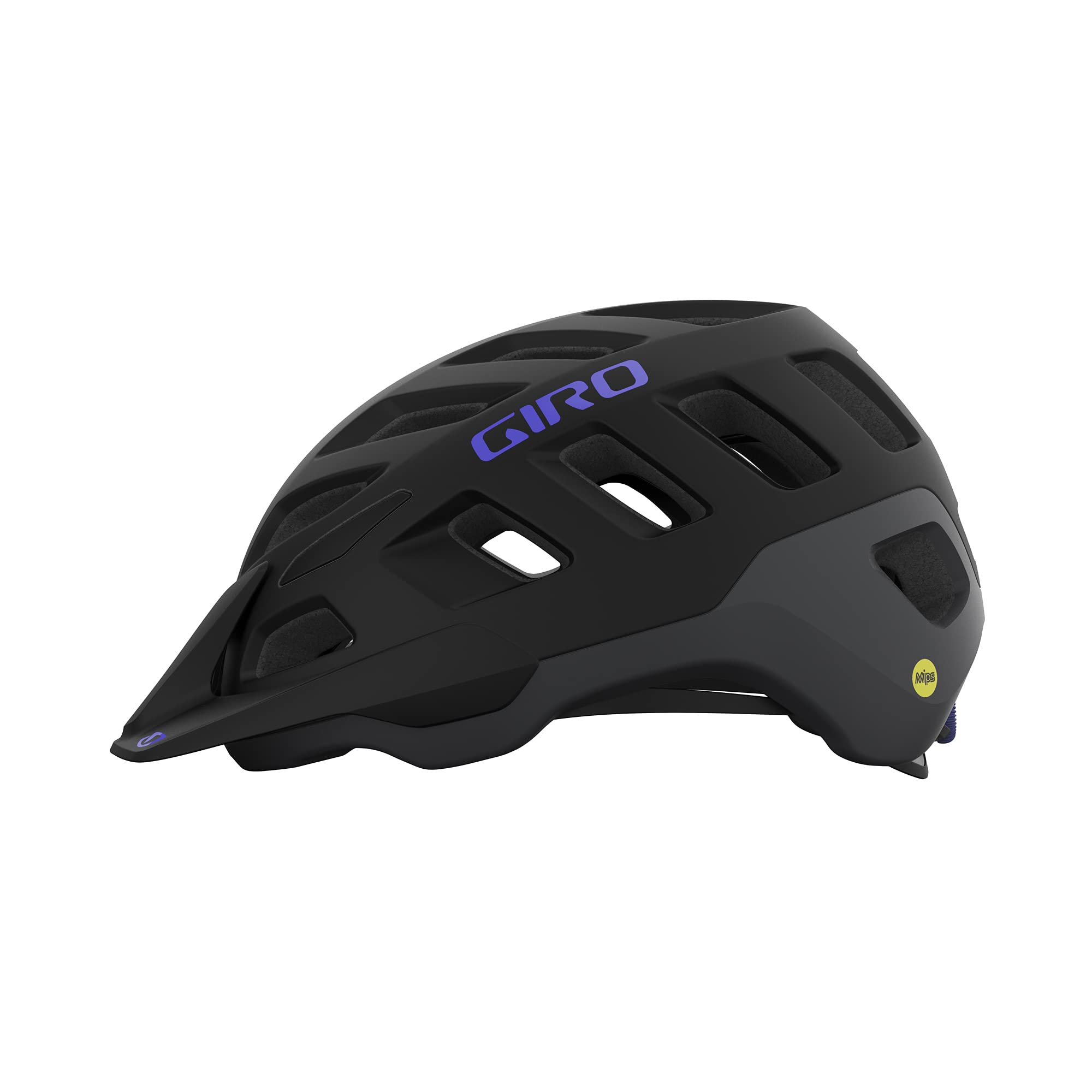 Giro Radix MIPS W Womens Mountain Cycling Helmet - Matte Black/Electric Purple (Discontinued), Medium (55-59 cm)