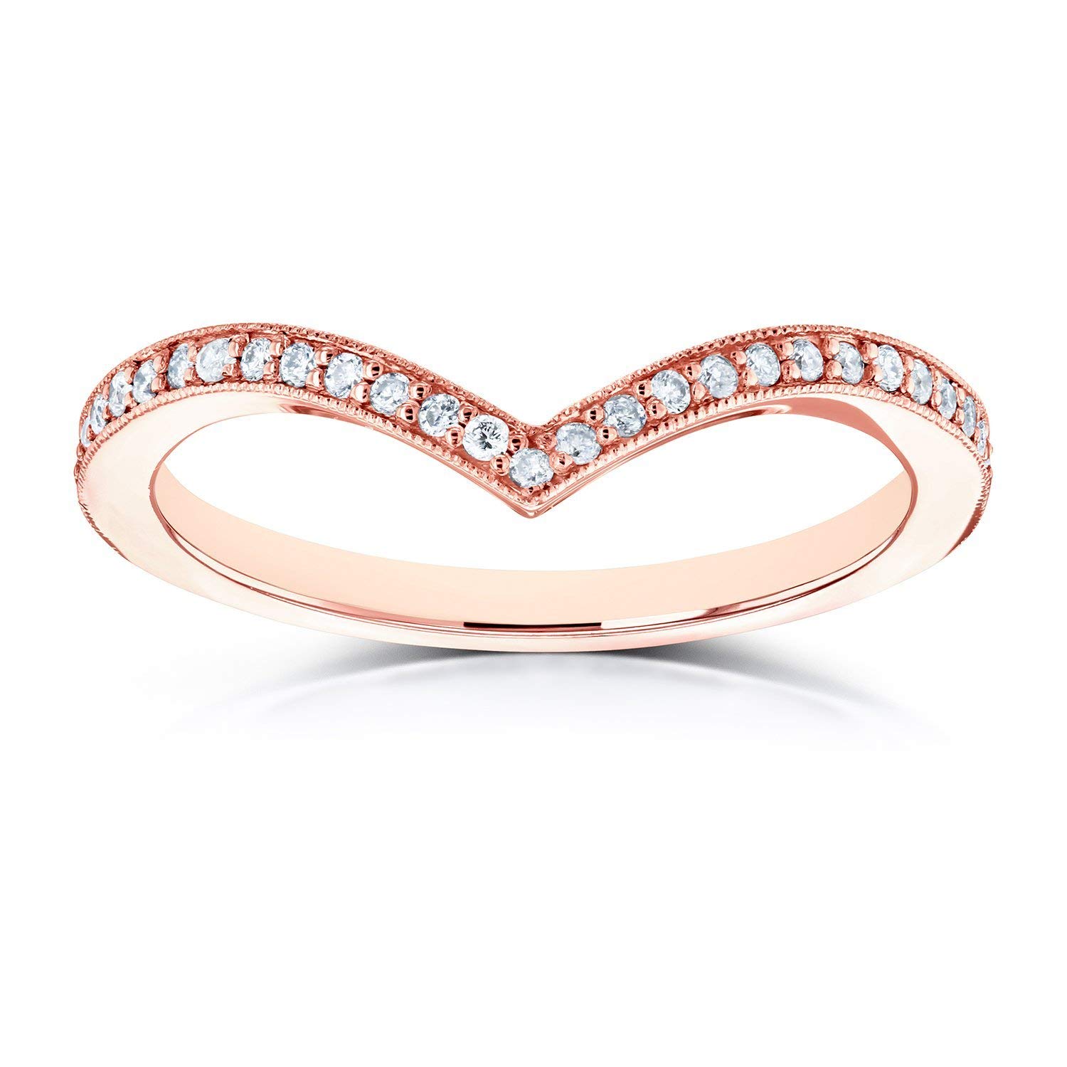 Kobelli V-Shaped Diamond Band - white-gold / 6.5