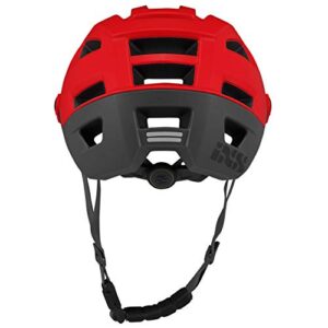 IXS Unisex Trigger AM All-Mountain Trail Protective Bike Helmet, Fluo Red, Medium/Large