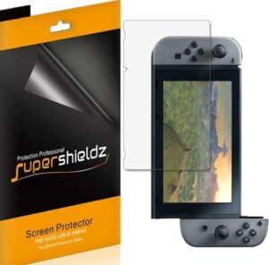 supershieldz (3 pack) designed for nintendo switch screen protector, 0.23mm, anti glare and anti fingerprint (matte) shield