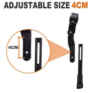 MEXITAL Adjustable Bicycle Kickstand, Bike Side Support Kick Stand for 24-28 Inch Mountain Bike/Road Bike/BMX/MTB MF-1