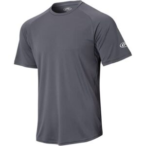 Rawlings mens T-shirt Dark., Graphite, Xx-large Rawlings Crew Neck Short Sleeve T Shirt Dark GRAPHITE Adult XX Large, Gph, XX-Large US