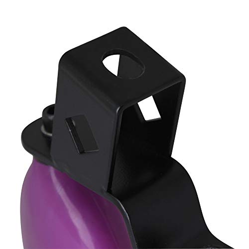 Mowind Bicolor Cowbell for Drum Set High and Low Tones Double Mounted Bell Kit Percussion Instruments Medium Size