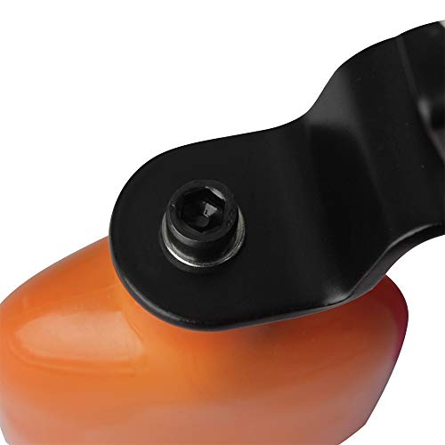 Mowind Bicolor Cowbell for Drum Set High and Low Tones Double Mounted Bell Kit Percussion Instruments Medium Size