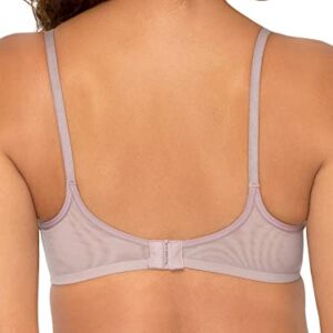 Smart & Sexy womens Sheer Mesh Underwire Demi Bra, Bark (Mesh), 38DD US