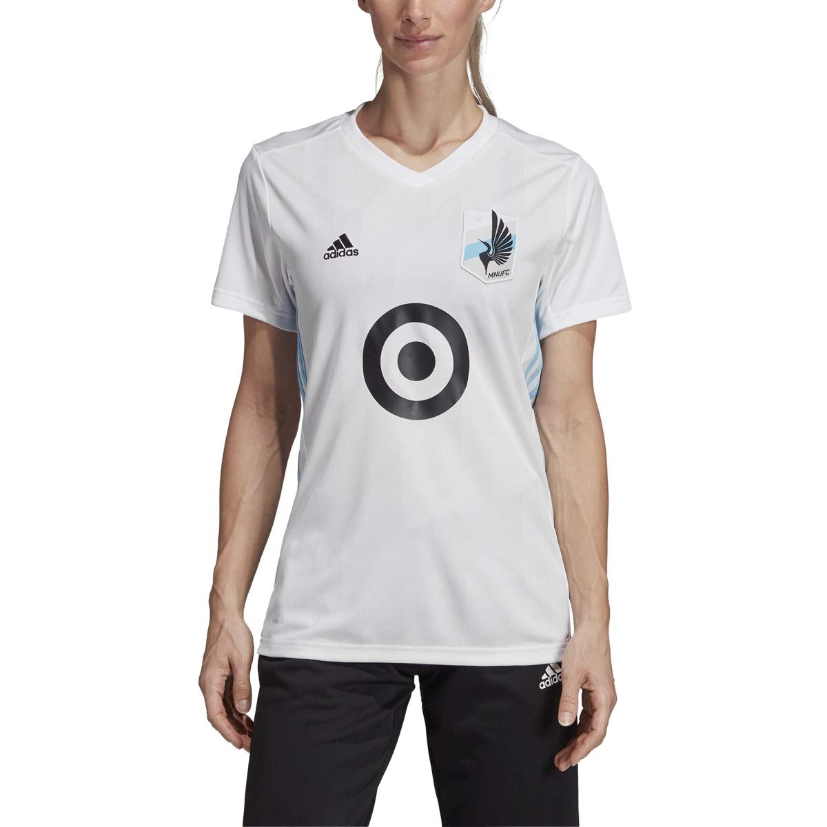 adidas 2019 Minnesota United Away Jersey Women, White/Zenith, X-Large