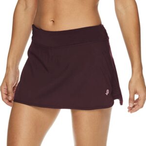 penn women's spike athletic mini skort for performance training tennis golf & running - spike plum purple perfect, medium