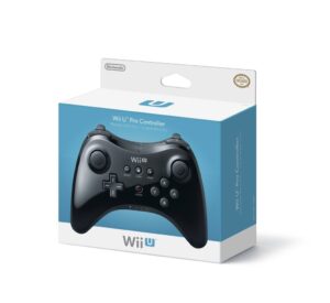 nintendo wii u pro controller - black (renewed)