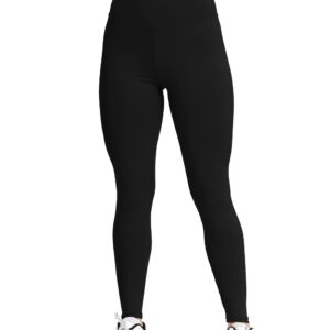 VALANDY High Waisted Leggings for Women Stretch Tummy Control Athletic Workout Running Yoga Pants Black Plus Size