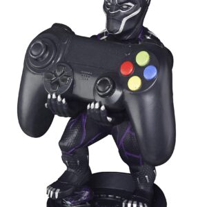 Exquisite Gaming: Marvel End Game: Black Panther - Original Mobile Phone & Gaming Controller Holder, Device Stand, Cable Guys, Licensed Figure