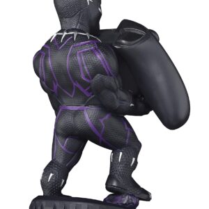 Exquisite Gaming: Marvel End Game: Black Panther - Original Mobile Phone & Gaming Controller Holder, Device Stand, Cable Guys, Licensed Figure