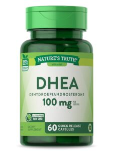 nature's truth dhea | 100mg | 60 capsules | non-gmo & gluten free supplement