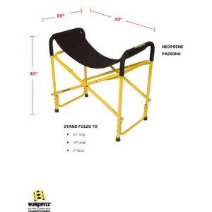 Suspenz Kayak Canoe Stands Foldable, Portable, Big Catch Super Duty Work Stations with Slings, Model (55-0130)