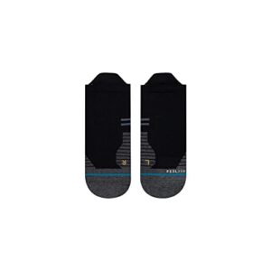 Stance Run Light Tab St Socks (Small, Black)