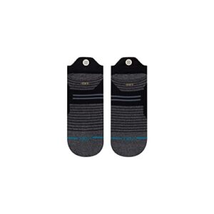 Stance Run Light Tab St Socks (Small, Black)