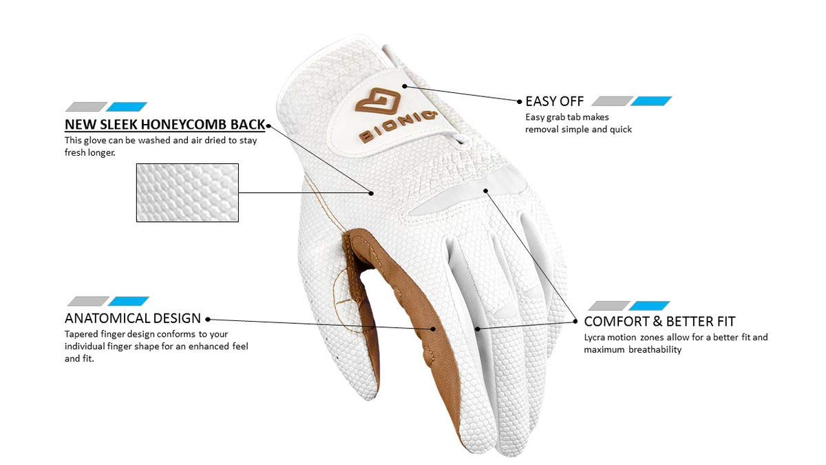 Bionic Women's RelaxGrip 2.0 Golf Glove (Large, Left)