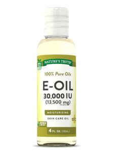 nature's truth vitamin e oil for skin 30,000 iu | 100% pure | 4 oz | lemon scented | gc/ms tested