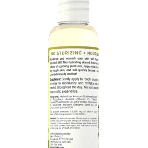 Nature's Truth Vitamin E Oil for Skin 30,000 IU | 100% Pure | 4 oz | Lemon Scented | GC/MS Tested